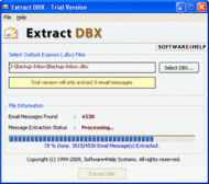 Extract Outlook Express Emails screenshot